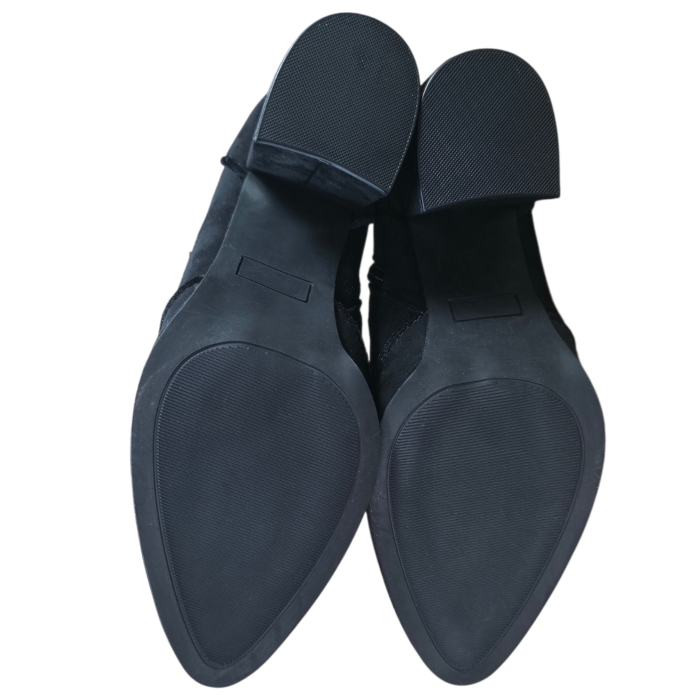 Cloudwalkers Black Faux Suede Ankle Boots Womens 10W - Picture 7 of 10